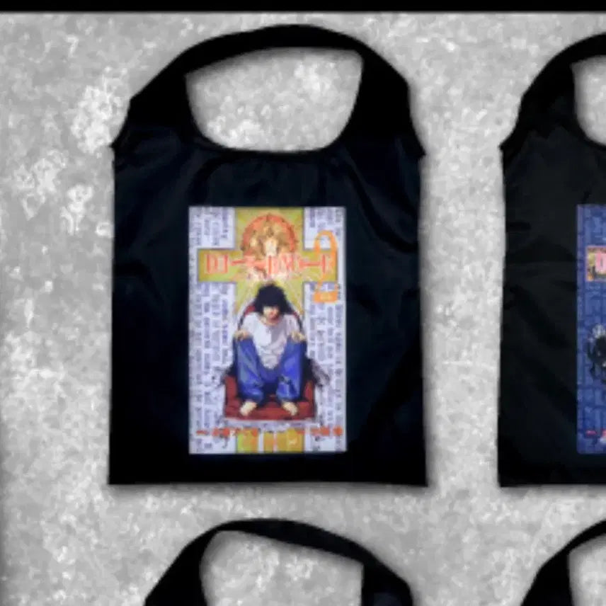 [BUNJANG] Death Note Tote Bag Gacha / 데스노트 토트백 가챠 장바구니 엘