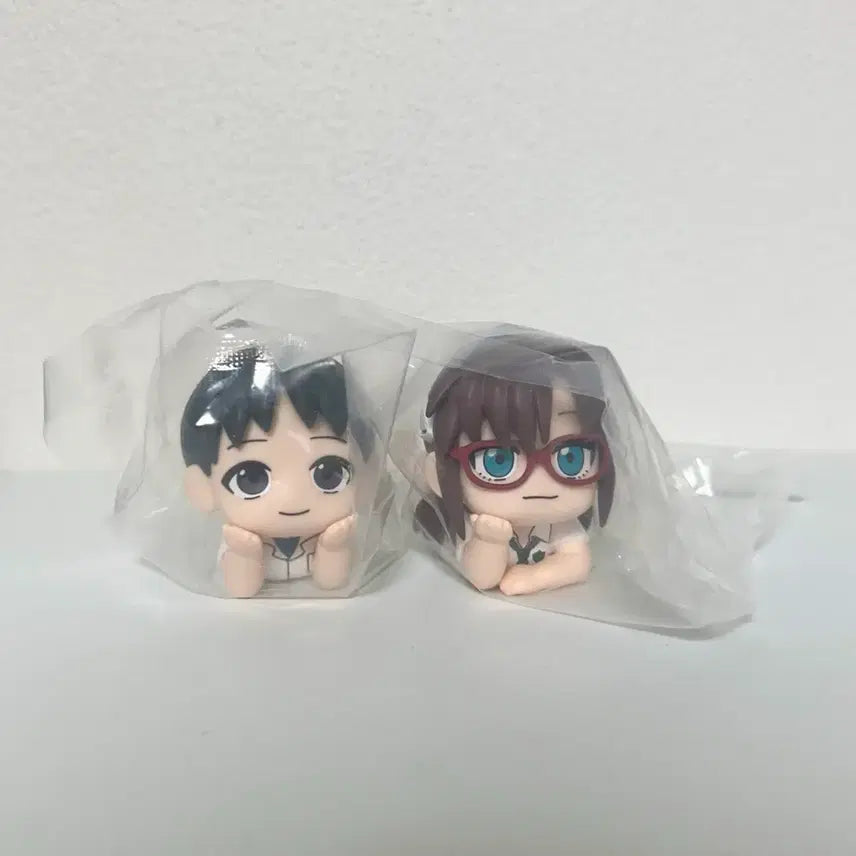 [BUNJANG] Evangelion Shinji Mari Rirakoro Mini Figures Bundle Set / 일괄)에반게리온 신지 마리 미니 피규어