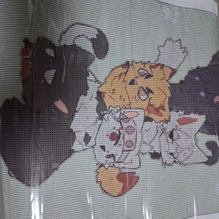 [BUNJANG] Demon Slayer Gem Cross-stitch Kit / 귀멸의 칼날 보석 십자수
