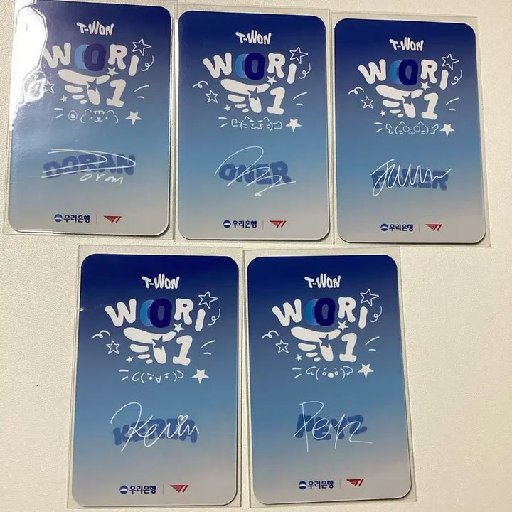 [BUNJANG] T1 Woori Bank Photocard Bundle Set / 티원 우리은행 포토카드 포카 양도 일괄