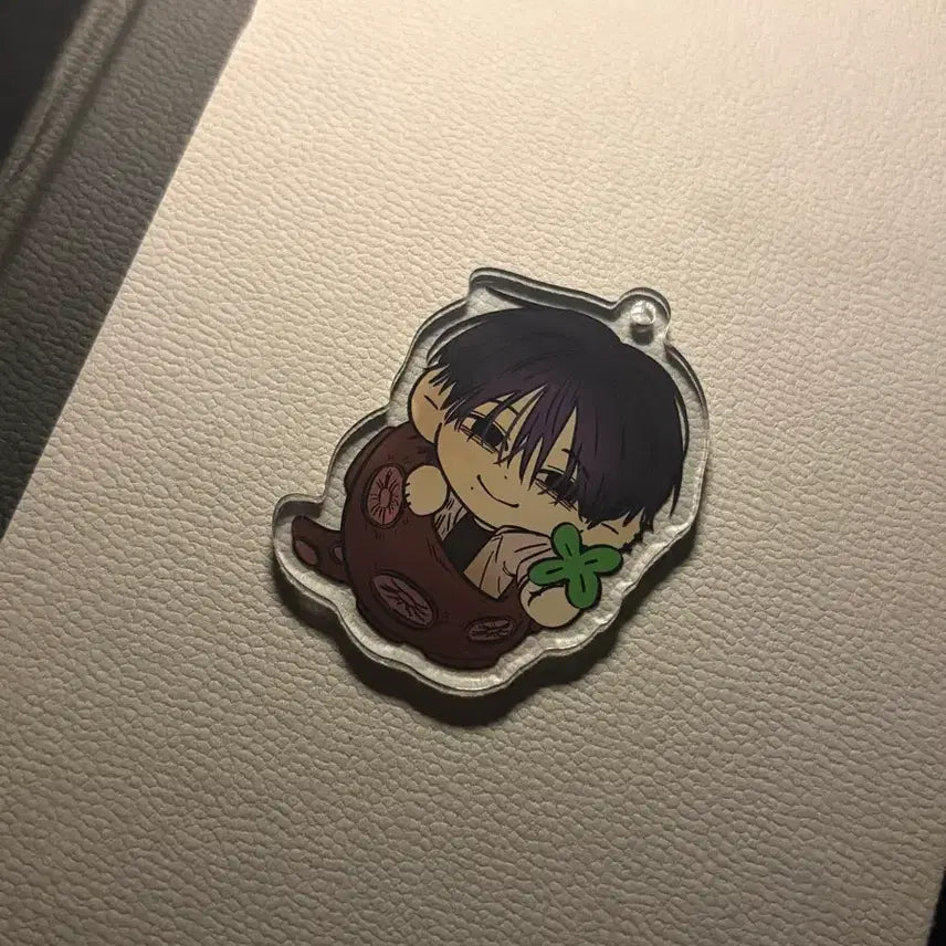 [BUNJANG] Chainsaw Man Lucky Yoshida Acrylic Keychain / 체인소맨 언럭키 요시다 아크릴 키링 몽타치님 비공굿