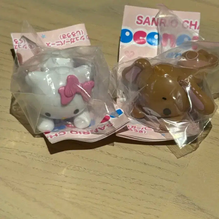 [BUNJANG] Sanrio Pokonoru Charmy Kitty &amp; Kuromi Gacha Set / 산리오 표코노루 히퍼 가챠 챠미키티 쿠로우사 세트