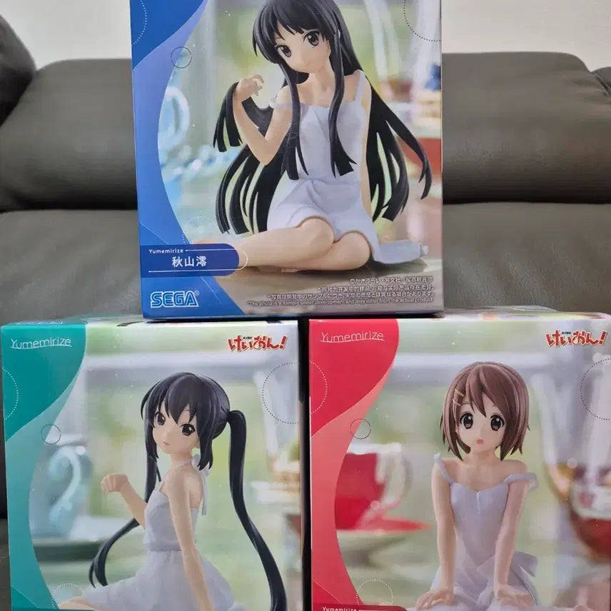 [BUNJANG] SEGA Yumemiruize K-ON! Figures (Yui, Mio, Azusa) - Bundle Set (Sealed) / 미개봉 일괄)) 세가 유메미라이즈 케이온 피규어 (유이 미오 아즈사)