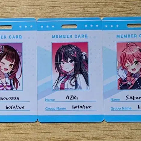 [BUNJANG] Hololive Generation 0 Student ID Set (5 Types) / 홀로라이브 0기생 학생증 5종세트