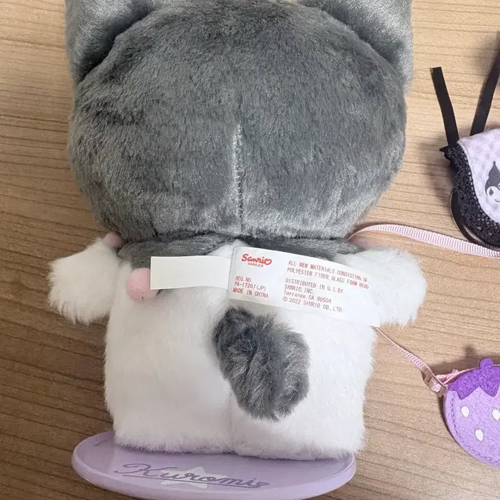 [BUNJANG] Sanrio Pitasuto Friends S Kuromi Doll with Accessories / 산리오 피탓토 프랜즈 S 쿠로미 인형 [악세사리 포함]