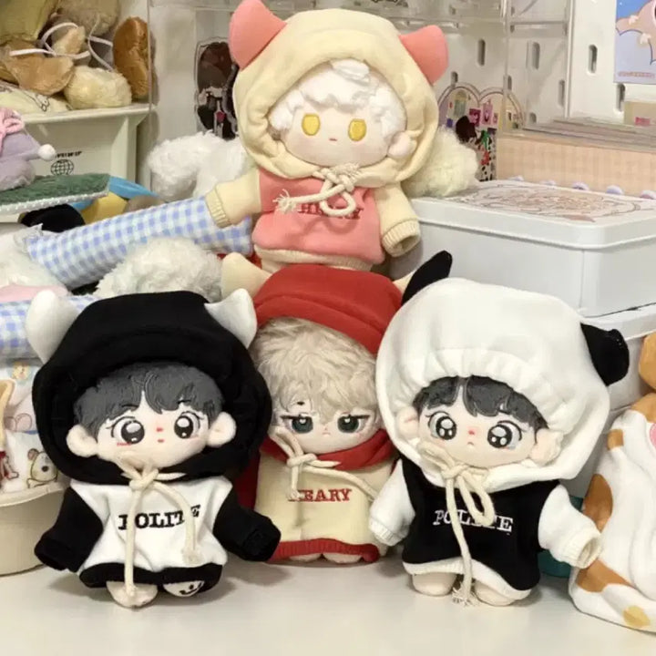 [BUNJANG] 10cm Doll Clothes Hoodie Set / 10cm 인형옷 후드티