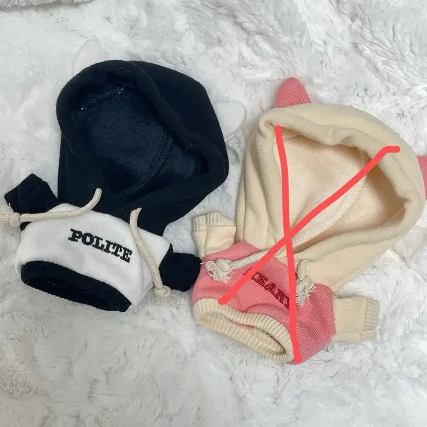 [BUNJANG] 10cm Doll Clothes Hoodie Set / 10cm 인형옷 후드티