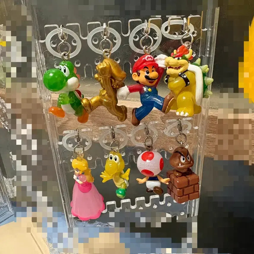 [BUNJANG] Super Mario Majirushi Accessory Set 2nd Edition / 슈퍼마리오 메지루시 풀세트 엉금엉금 쿠파 마리오 피치  키노피오 굼바 황금마리오 요시