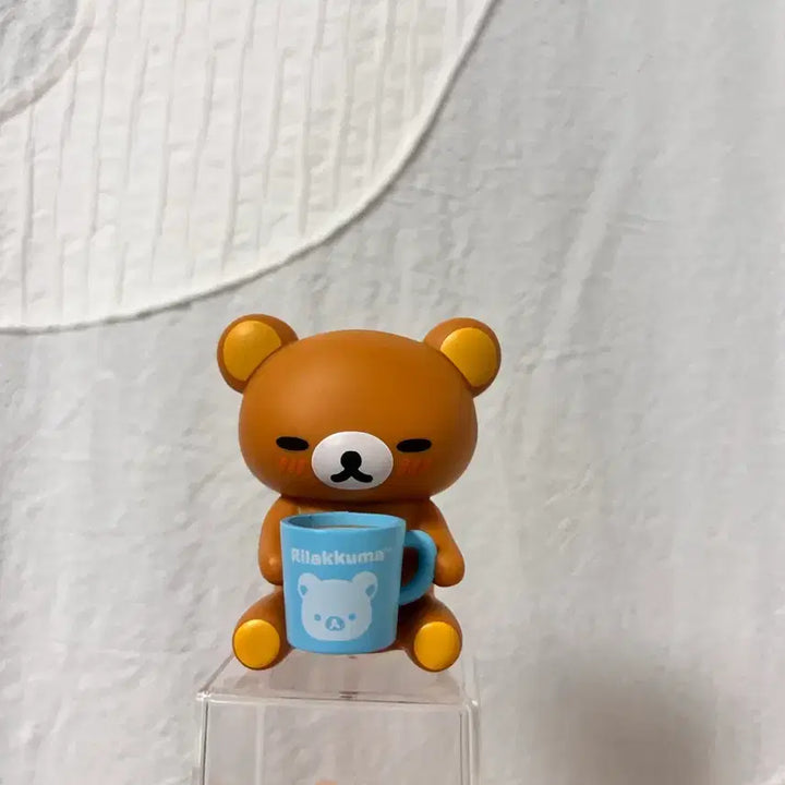 [BUNJANG] Rilakkuma Figure with Cup / 컵 든 볼터치 리락쿠마 라이프스타일 피규어