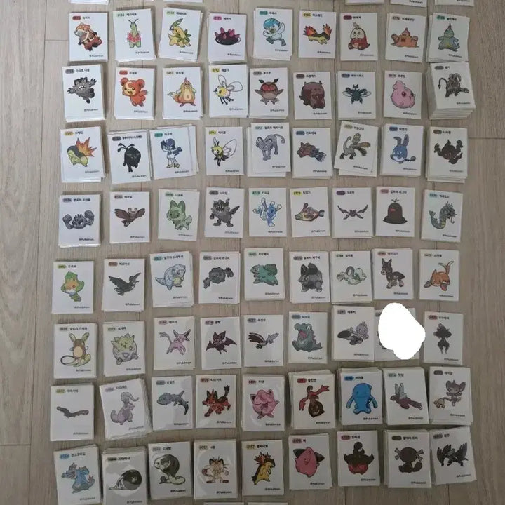[BUNJANG] Pokemon Stickers / 포켓몬 띠부씰 판매