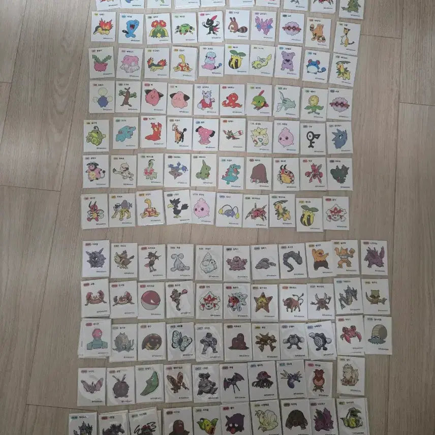 [BUNJANG] Pokemon Stickers / 포켓몬 띠부씰 판매