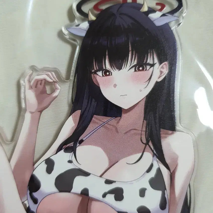 [BUNJANG] Blue Archive Rio Cow Acrylic Stand / 블루아카이브 리오 젖소 아크릴