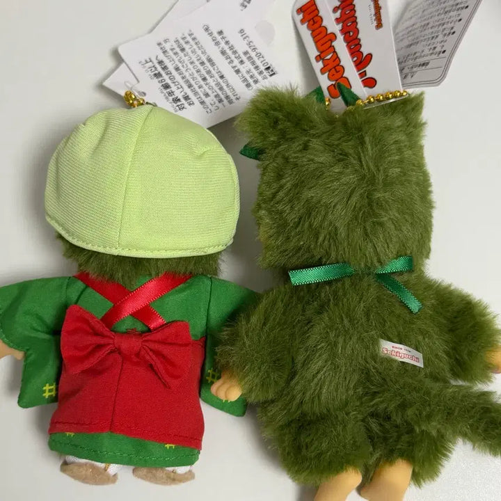 [BUNJANG] Monchhichi Kyoto Matcha Keyring Doll Bundle Set / 몬치치 교토 말차 키링 인형 일괄 양도