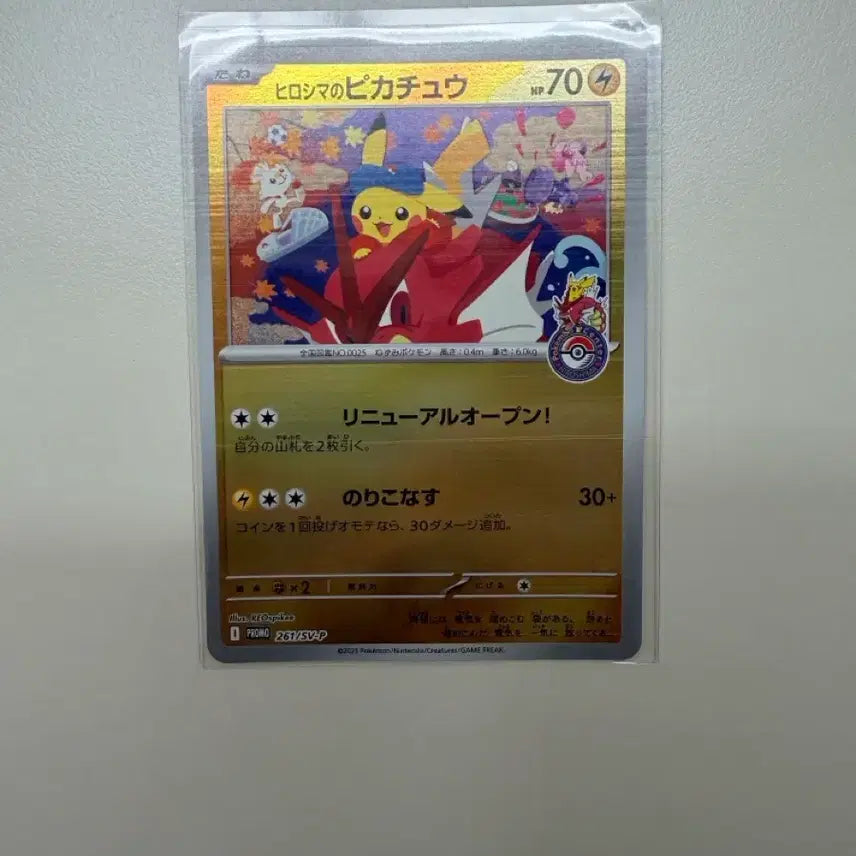 [BUNJANG] Hiroshima Pikachu Card / 이번주만 이가격 히로시마 피카츄 (번장 최저가)
