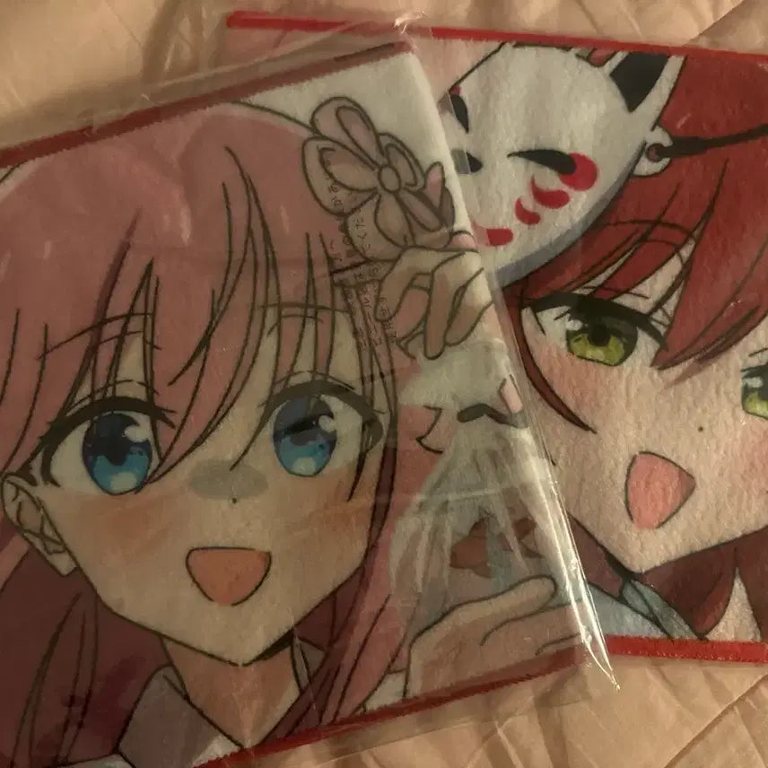 [BUNJANG] Bocchi the Rock! Ichiban Kuji Towel Set (Hitori &amp; Ryo) - Bundle / 봇치더록 제일복권 타올 히토리 료 일괄 쿠지