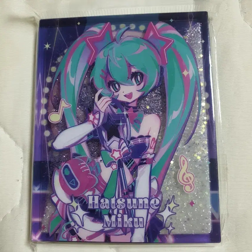 [BUNJANG] Hatsune Miku Muse Dash Collaboration Glitter Acrylic Standee / 하츠네 미쿠 뮤즈대시 콜라보 글리터 아크릴 스탠드 코롯토