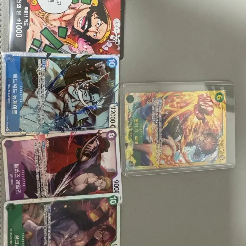 [BUNJANG] One Piece Card: Monkey D. Luffy, Edward Newgate, Silvers Rayleigh, Shanks / 원피스 카드 몽키 D. 루피 에드워드 뉴게이트 실버즈 레일리 샹크스
