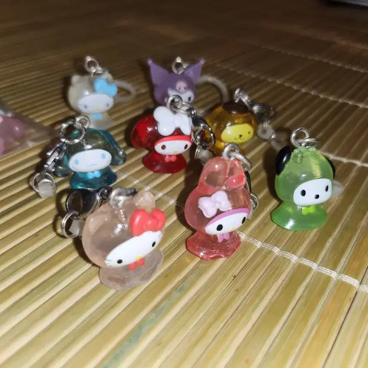 [BUNJANG] Sanrio Clear Markers Collection Bundle Set / [일괄] [급전으로 8/31까지만 가격 인하합니다] 산리오 투명 메지루시 9개 군단 (헬로키티, 마이멜로디, 포챠코, 폼폼푸린, 쿠로미, 시나모롤)