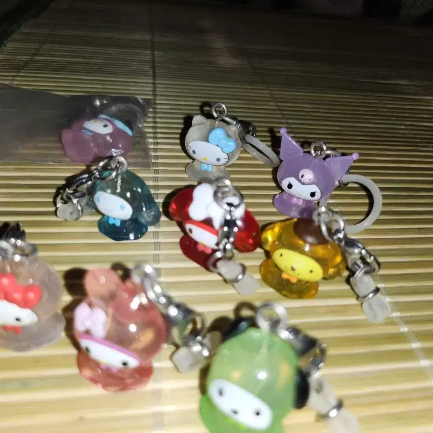 [BUNJANG] Sanrio Clear Markers Collection Bundle Set / [일괄] [급전으로 8/31까지만 가격 인하합니다] 산리오 투명 메지루시 9개 군단 (헬로키티, 마이멜로디, 포챠코, 폼폼푸린, 쿠로미, 시나모롤)