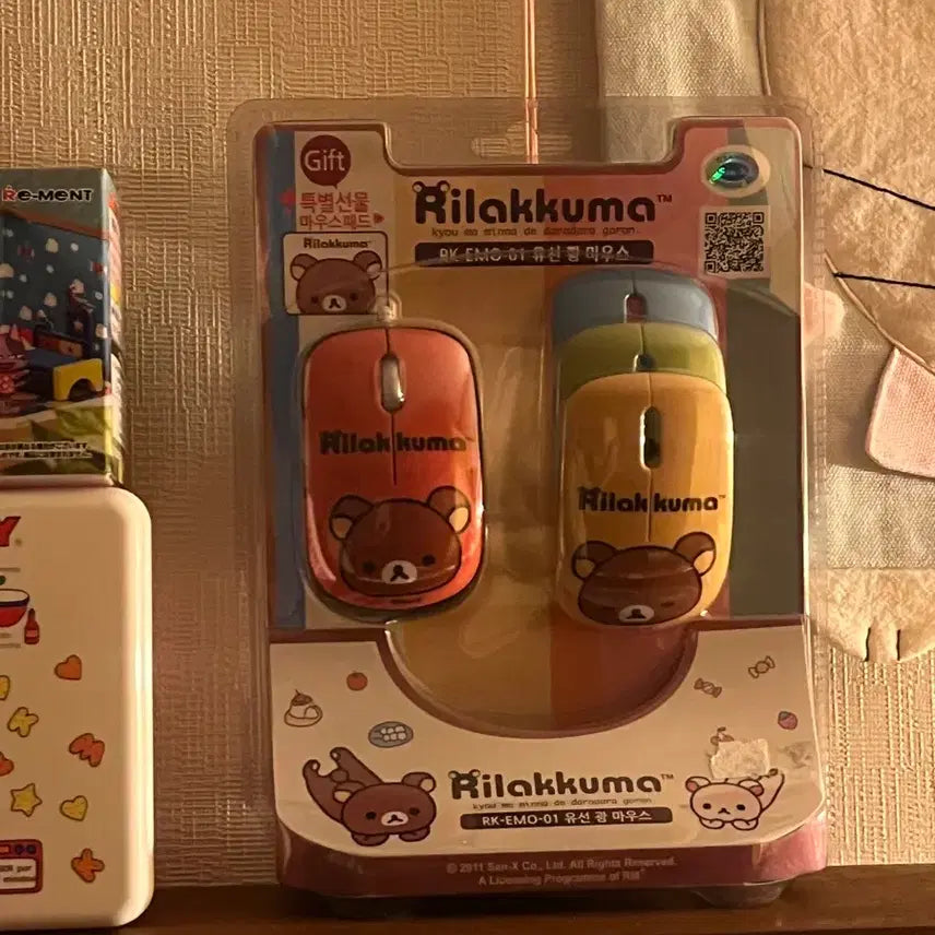 [BUNJANG] Rilakkuma Classic Mouse Set / 리락쿠마 고전 마우스 세트