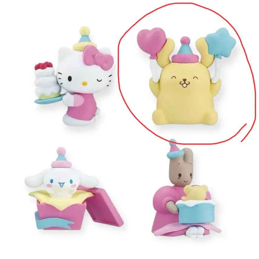 [BUNJANG] Sanrio Minna de Party Pompompurin Gacha / 산리오 민나데 파티 다함께 축하파티 가챠 폼폼푸린