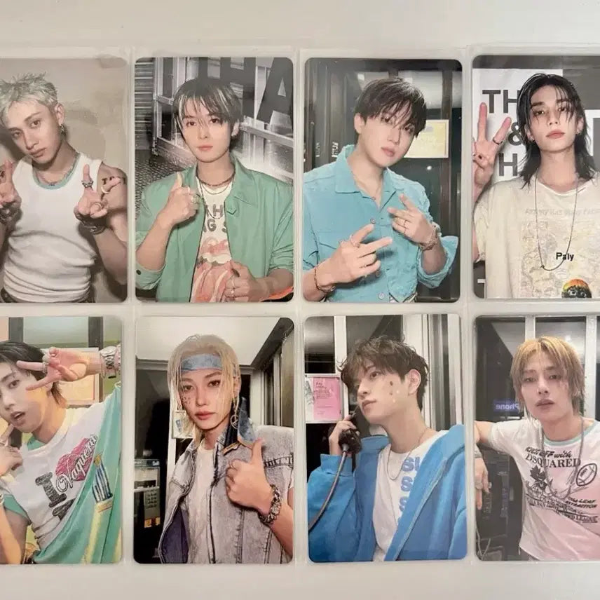 [BUNJANG] Stray Kids THIS MANIA POP-UP Photocard Set / 스키즈 디스앤댓 팝업 티셔츠 포카 세트