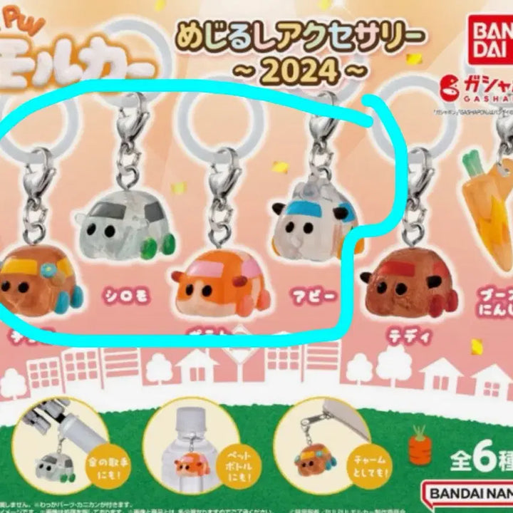 [BUNJANG] Pui Pui Molcar Stamp Set (4 Types Bundle) / 푸이푸이 모루카 메지루시 4종 일괄