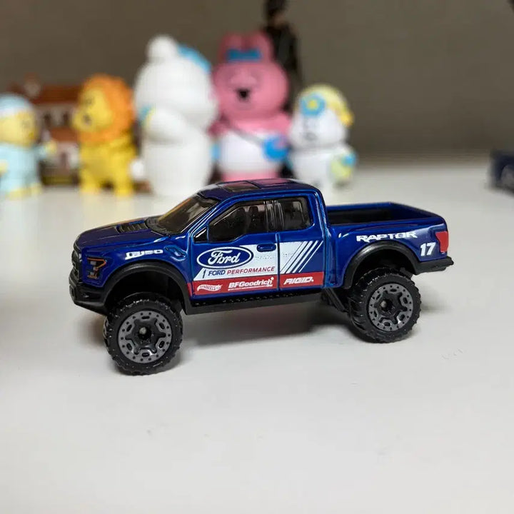 [BUNJANG] Hot Wheels 2017 Ford F-150 Raptor Blue Pickup Truck Diecast Car / 핫휠 2017 포드 F-150 랩터 블루 픽업 트럭 미니카 다이캐스트