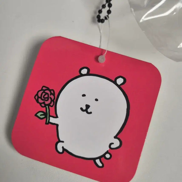 [BUNJANG] Nagano Market Rose Bear Mascot (Sealed) / 나가노마켓 로즈곰 / 농담곰