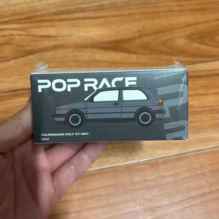 [BUNJANG] PopRace 1:64 Volkswagen Golf GTI MK2 Grey Die-cast Car / 1:64 팝레이스 폭스바겐 골프 GTI MK2 그레이 미니카 다이캐스트