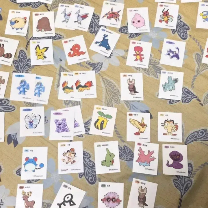 [BUNJANG] Pokemon 1st Generation Stickers Bundle / 포켓몬스터 띠부띠부씰 및 한정판 스티커  1세대 다수