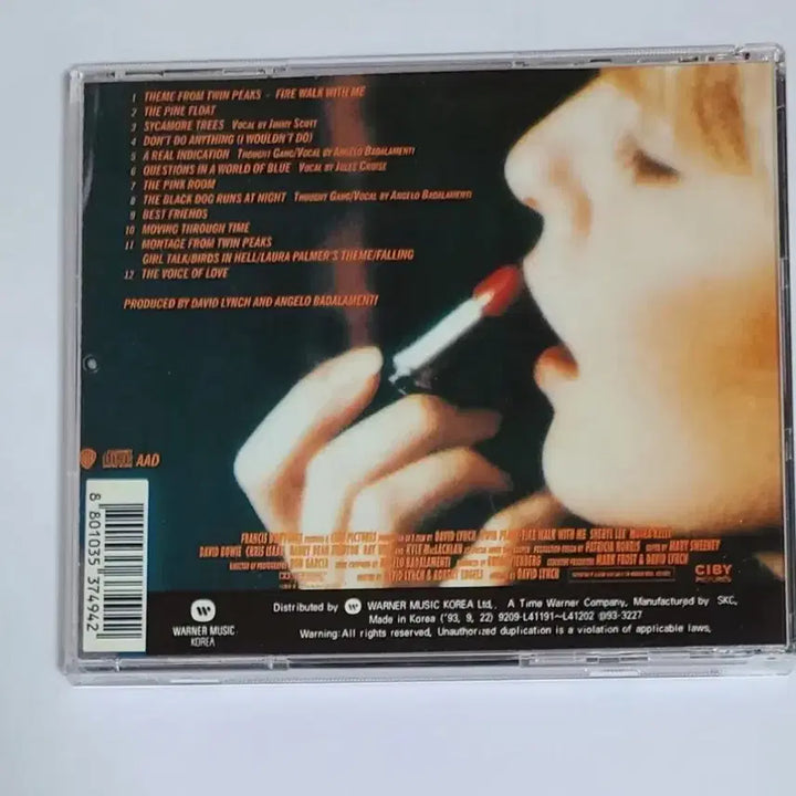 [BUNJANG] Twin Peaks OST Soundtrack CD / 트윈 픽스 OST 앨범 시디 Cd 사운드트랙 영화 영화굿즈