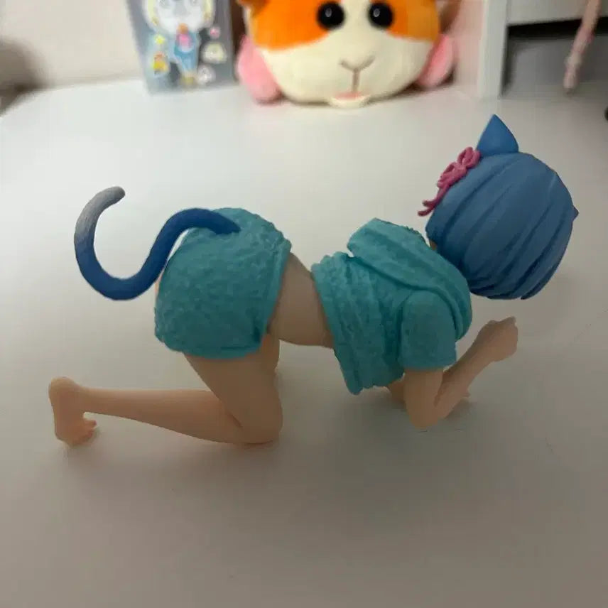 [BUNJANG] Re:Zero Ram Figure Taito Desktop Cute Cat Roomwear / 리제로 렘 피규어 타이토 데스크탑 큐트 켓 룸웨어 (상자O)
