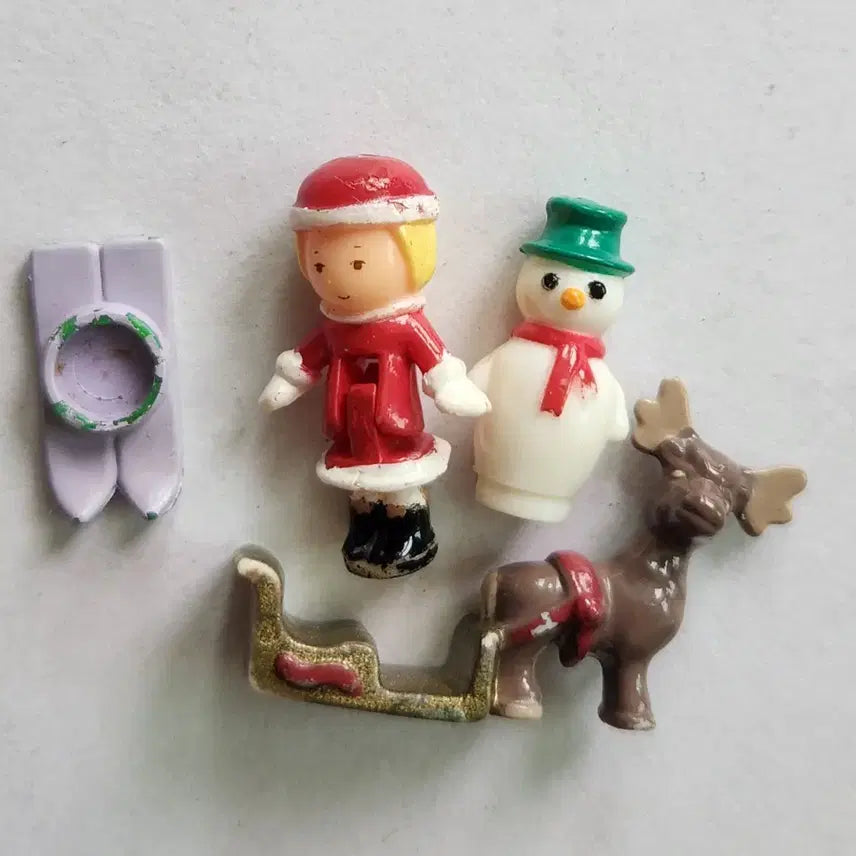[BUNJANG] 1989 Polly Pocket Christmas Edition Complete Set / 1989 폴리포켓 크리스마스