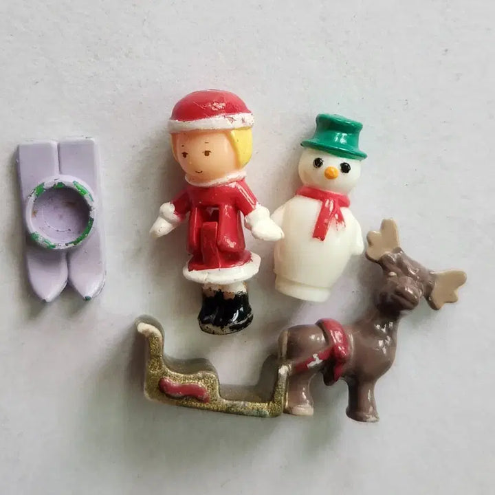 [BUNJANG] 1989 Polly Pocket Christmas Edition Complete Set / 1989 폴리포켓 크리스마스