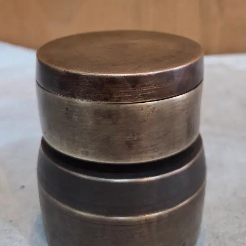 [BUNJANG] Antique Bronze Incense Case Set of 2 / 연대좋은 동 향합 2점