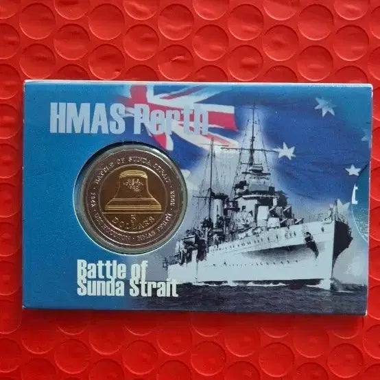 [BUNJANG] HMAS Perth Battle of Sunda Strait Commemorative Coin / HMAS 퍼스 배틀 오브 순다 해협 기념 주화