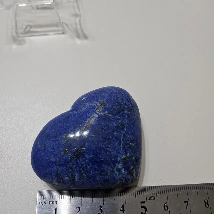 [BUNJANG] Lapis Lazuli Natural Stone Heart Pendant / 라피스라줄리 청금석 천연석 하트