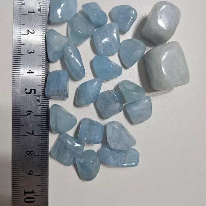 [BUNJANG] Aquamarine Raw Gemstone Pebbles / 아쿠아마린 원석 자갈 천연석