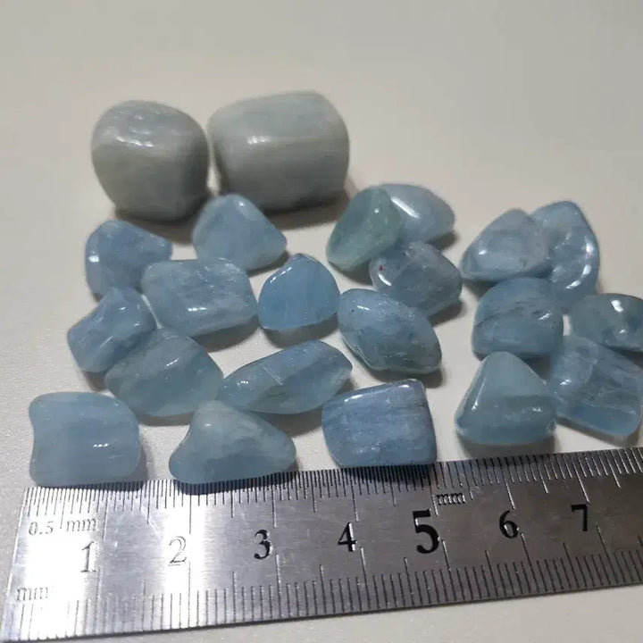[BUNJANG] Aquamarine Raw Gemstone Pebbles / 아쿠아마린 원석 자갈 천연석