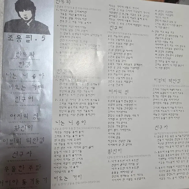 [BUNJANG] Cho Yong-pil 5th Album LP / 조용필 5집 LP