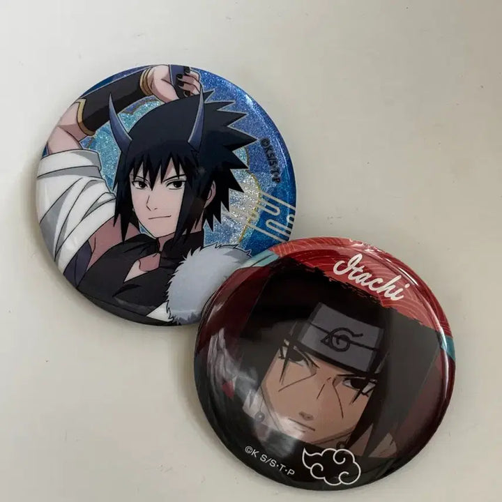 [BUNJANG] Naruto Uchiha Brothers (Sasuke, Itachi) Can Badge Bundle Set / 나루토 우치하형제 캔뱃지 일괄양도