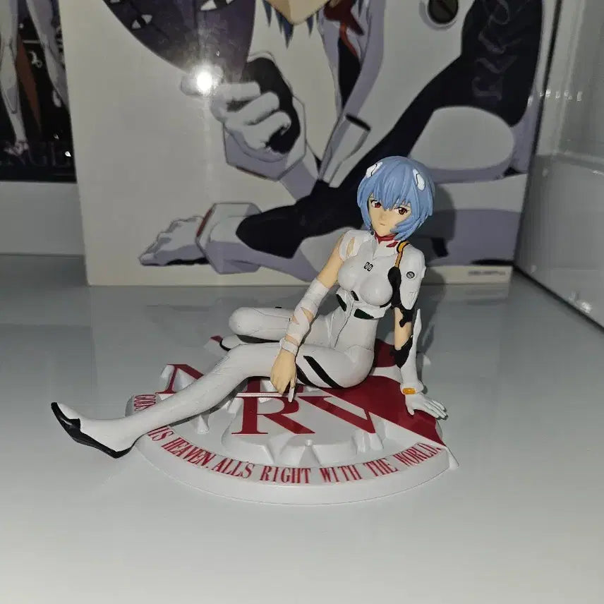 [BUNJANG] Evangelion Ayanami Rei Flash a Smile Figure / 에반게리온 아야나미 레이 flash a smile 피규어