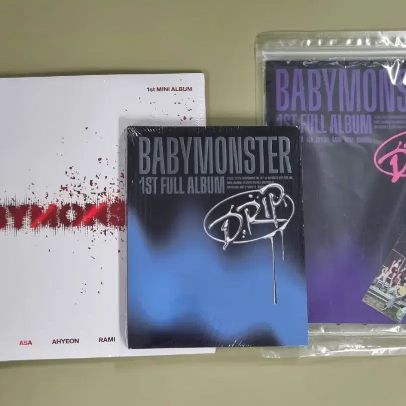 [BUNJANG] BabyMonster DRIP Unsealed Album Bundle Set / 현물) 베이비몬스터 베몬 DRIP 드립 미개봉 앨범 3장 일괄 양도