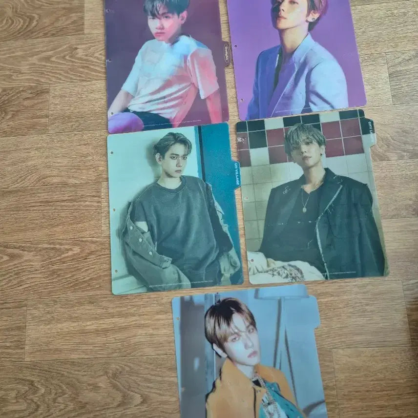 [BUNJANG] EXO Baekhyun Photo Clear File Bundle Set / 엑소 백현 포토 클리어 파일 일괄판매