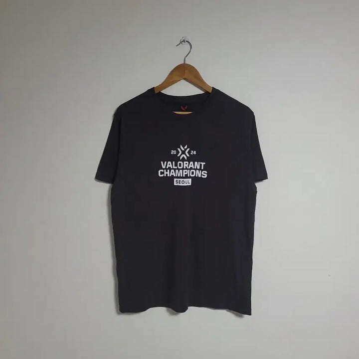 [BUNJANG] Valorant 2024 Champions Seoul T-Shirt (Black, Size M) / (M) 발로란트 2024 챔피언스 서울 반팔 티셔츠