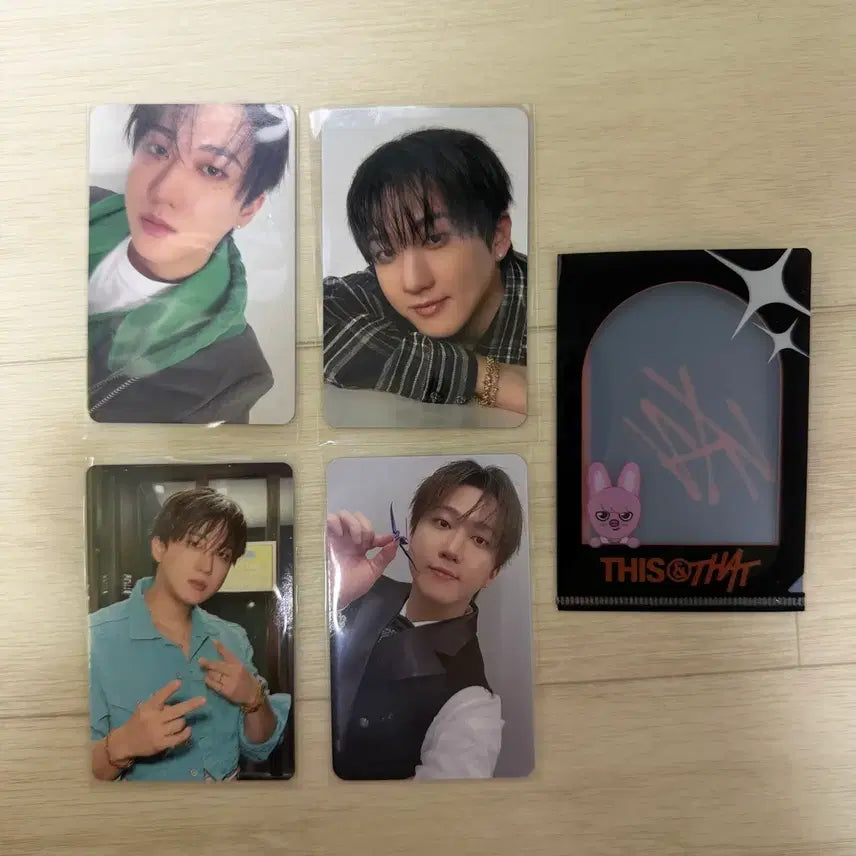 [BUNJANG] Stray Kids D&amp;S Popup Lucky Draw Changbin Photocard Bundle Set / 4장 일괄) 스트레이키즈 디스앤댓 팝업 특전 앨포 창빈 포토카드