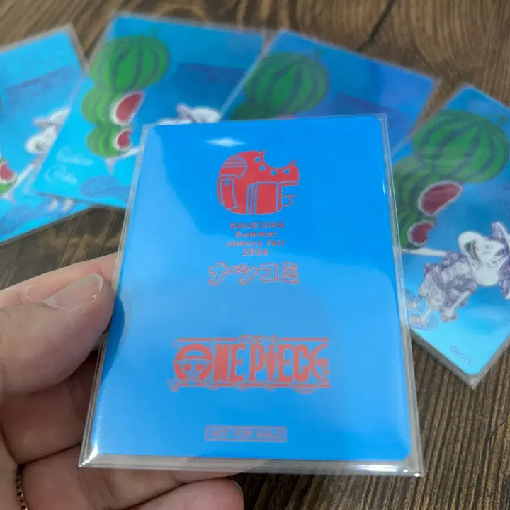[BUNJANG] One Piece Card Game 2026 Natsukomi Watermelon Luffy Metallic Card / (무배)1장 원피스 카드게임 2026 나츠코미 수박루피 메탈릭카드