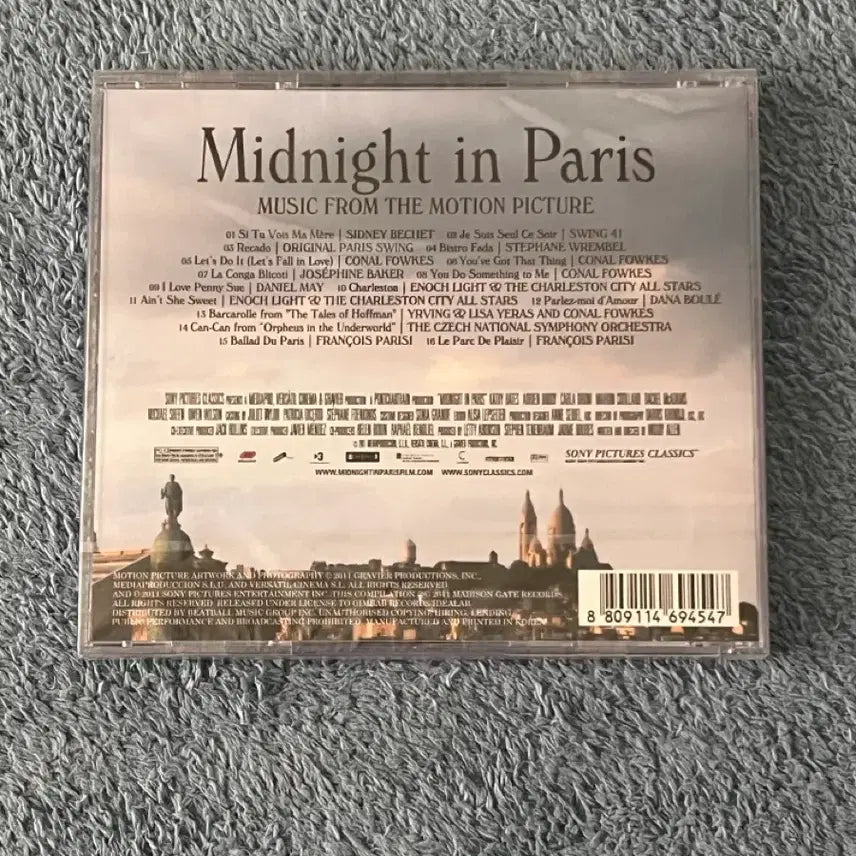 [BUNJANG] Midnight in Paris Original Soundtrack (OST) Sealed CD / 미드나잇인파리 OST 미개봉 CD Midnight In Paris