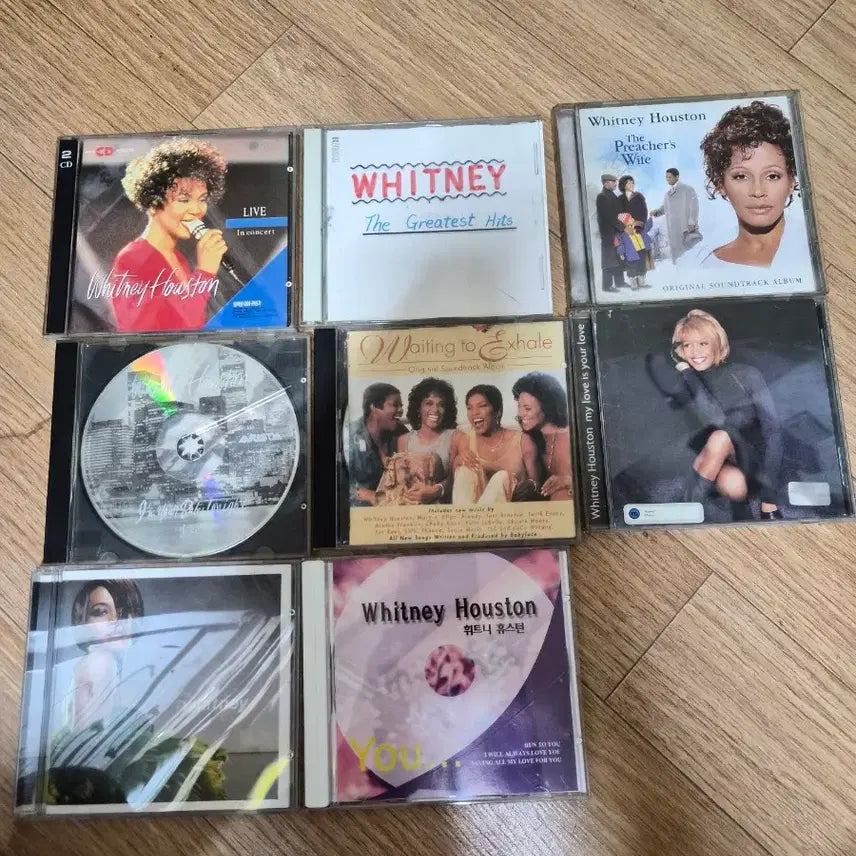 [BUNJANG] Whitney Houston CD Album Bundle Set / 휘트니 휴스턴 CD 앨범 10장 일괄
